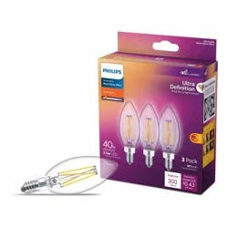 Philips Ultra Definition 3.5 Watt - 40-Watt Equiv B11 E12 Light Bulb Daylight - 5000K