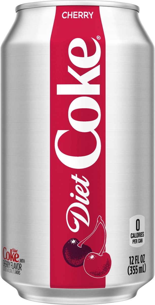 slide 3 of 11, Diet Coke Diet Cherry Coke Can, 12 fl oz, 12 fl oz