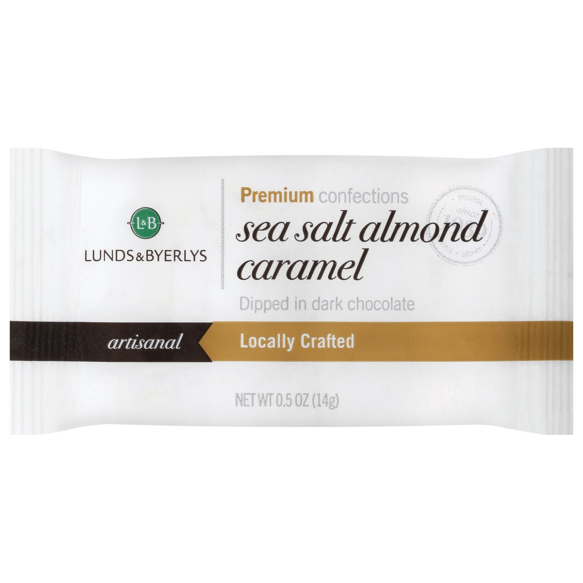 slide 9 of 10, Lunds & Byerlys Sea Salt Almond Caramel Premium Confections 0.5 oz, 0.5 oz