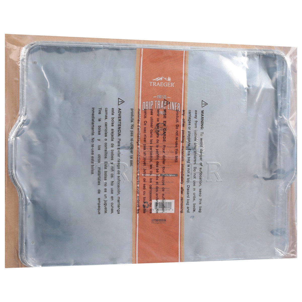 slide 7 of 9, Traeger Pro 575 Drip Tray Liner 5 Pack 5 ea, 5 ct