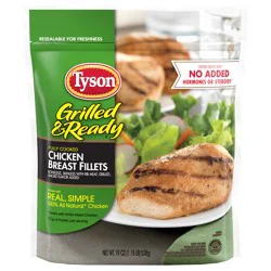 Tyson Grilled & Ready Fully Cooked Grilled Chicken Breast Fillets, 19 oz. (Frozen)