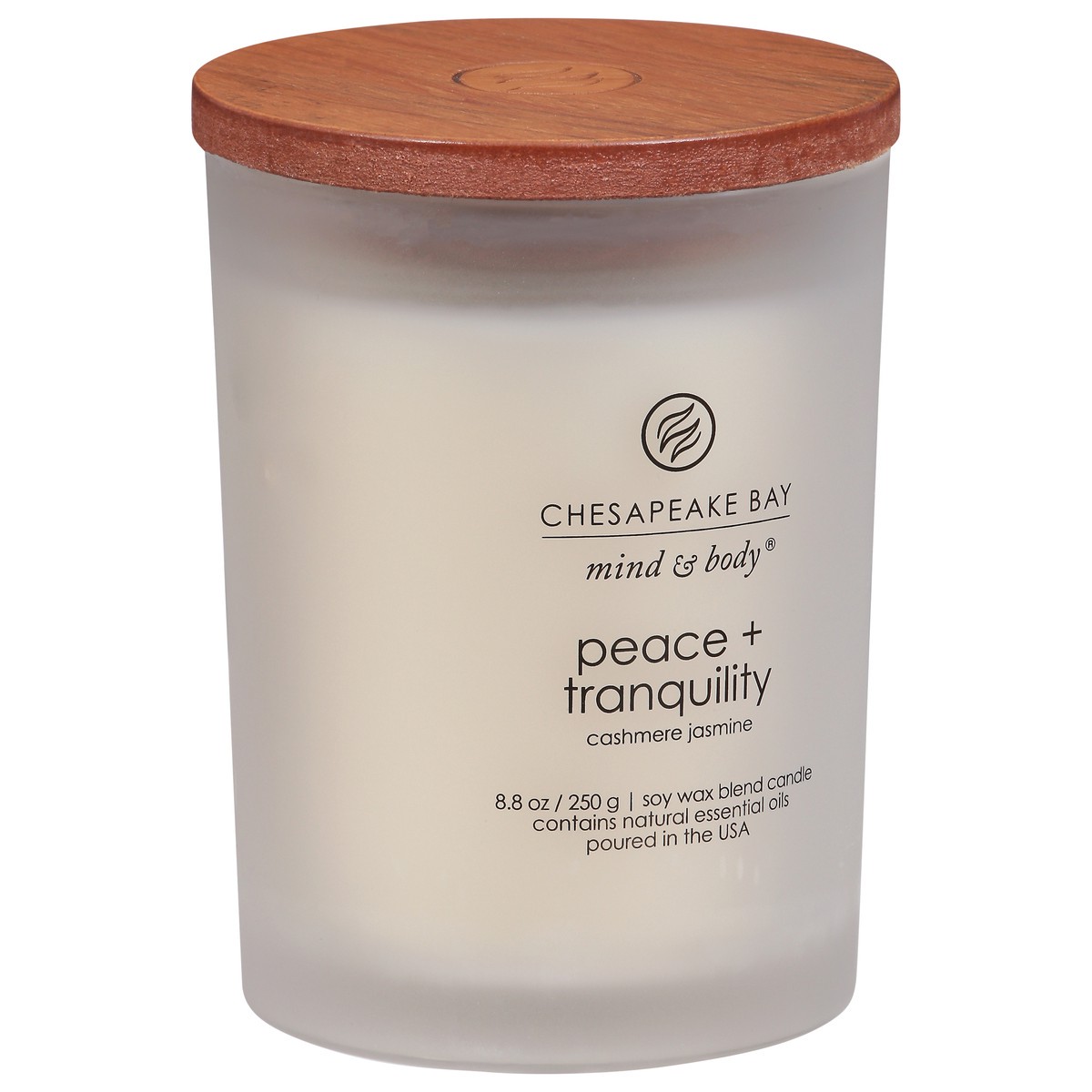 slide 6 of 9, Chesapeake Bay Candle Peace +Tranquility Cashmere Jasmine Candle 1 ea, 1 ct