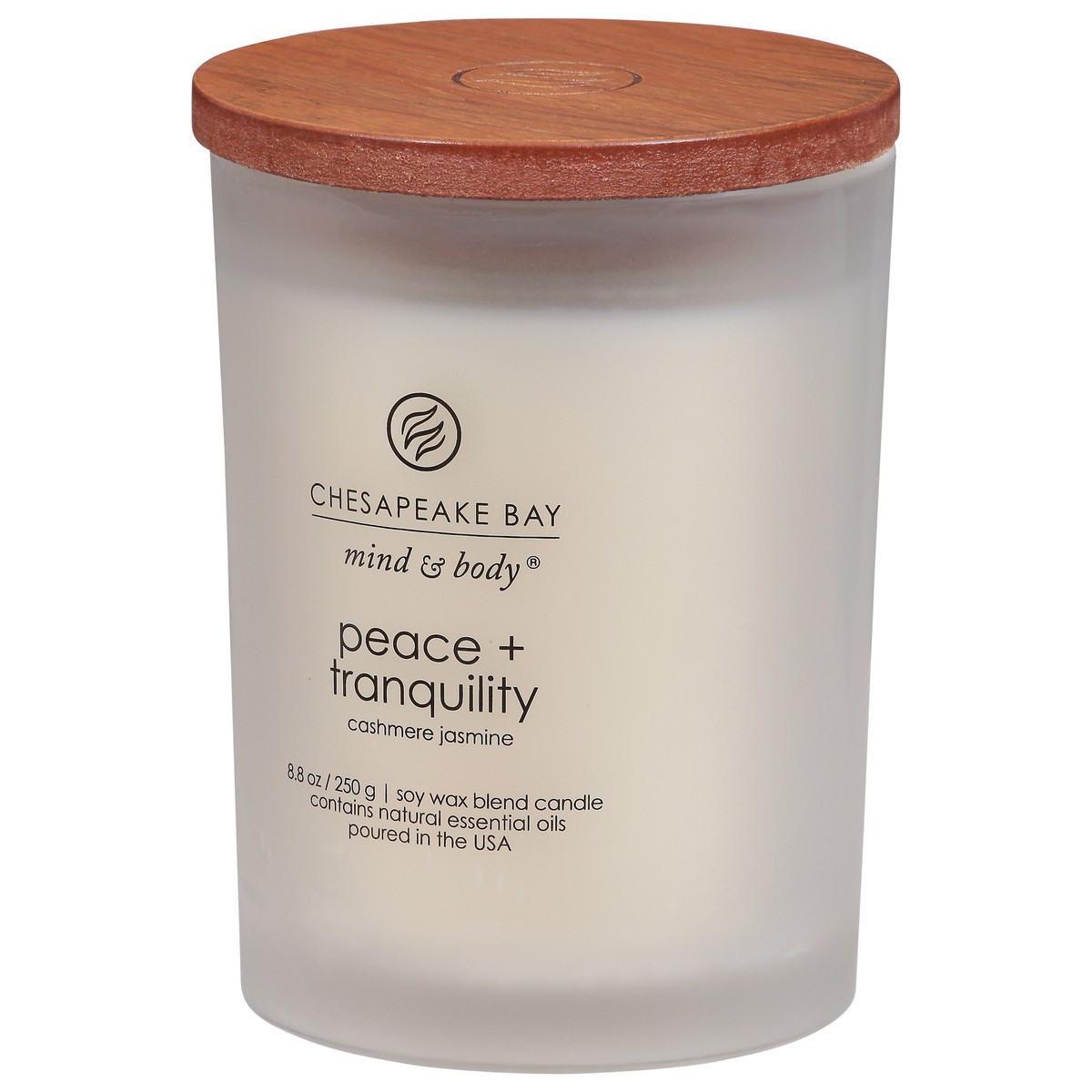 slide 9 of 9, Chesapeake Bay Candle Peace +Tranquility Cashmere Jasmine Candle 1 ea, 1 ct