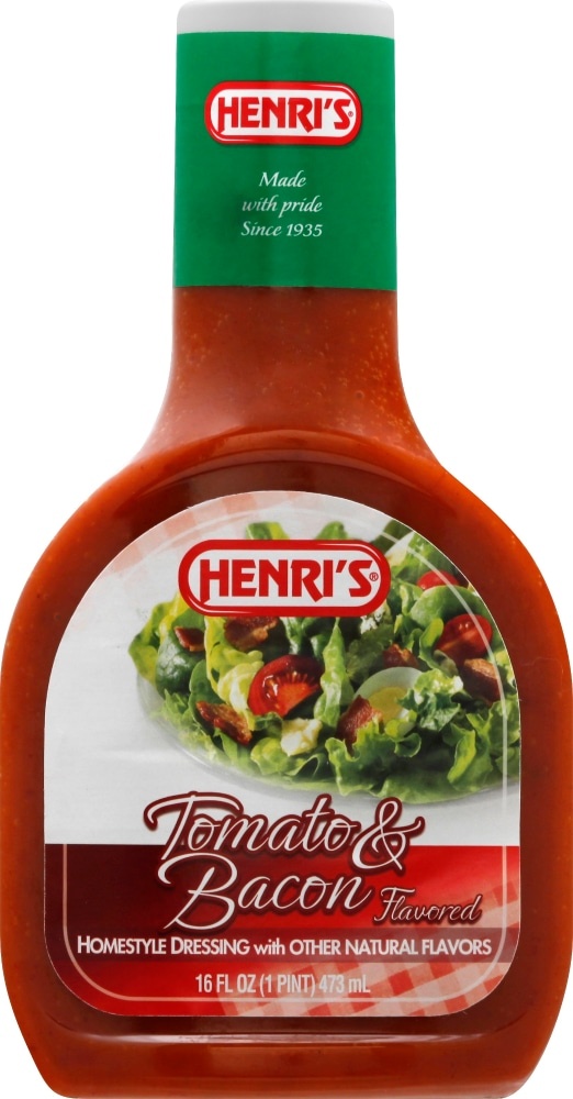 slide 1 of 1, Henri's Bacon & Tomato Dressing, 16 oz