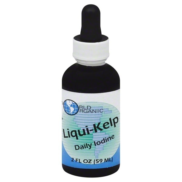 slide 1 of 1, World Organic Liqui-Kelp, Daily Iodine, 2 oz