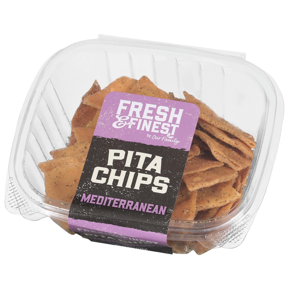 slide 3 of 4, Fresh & Finest by Our Family Mediterranean Pita Chips 6 oz, 6 oz