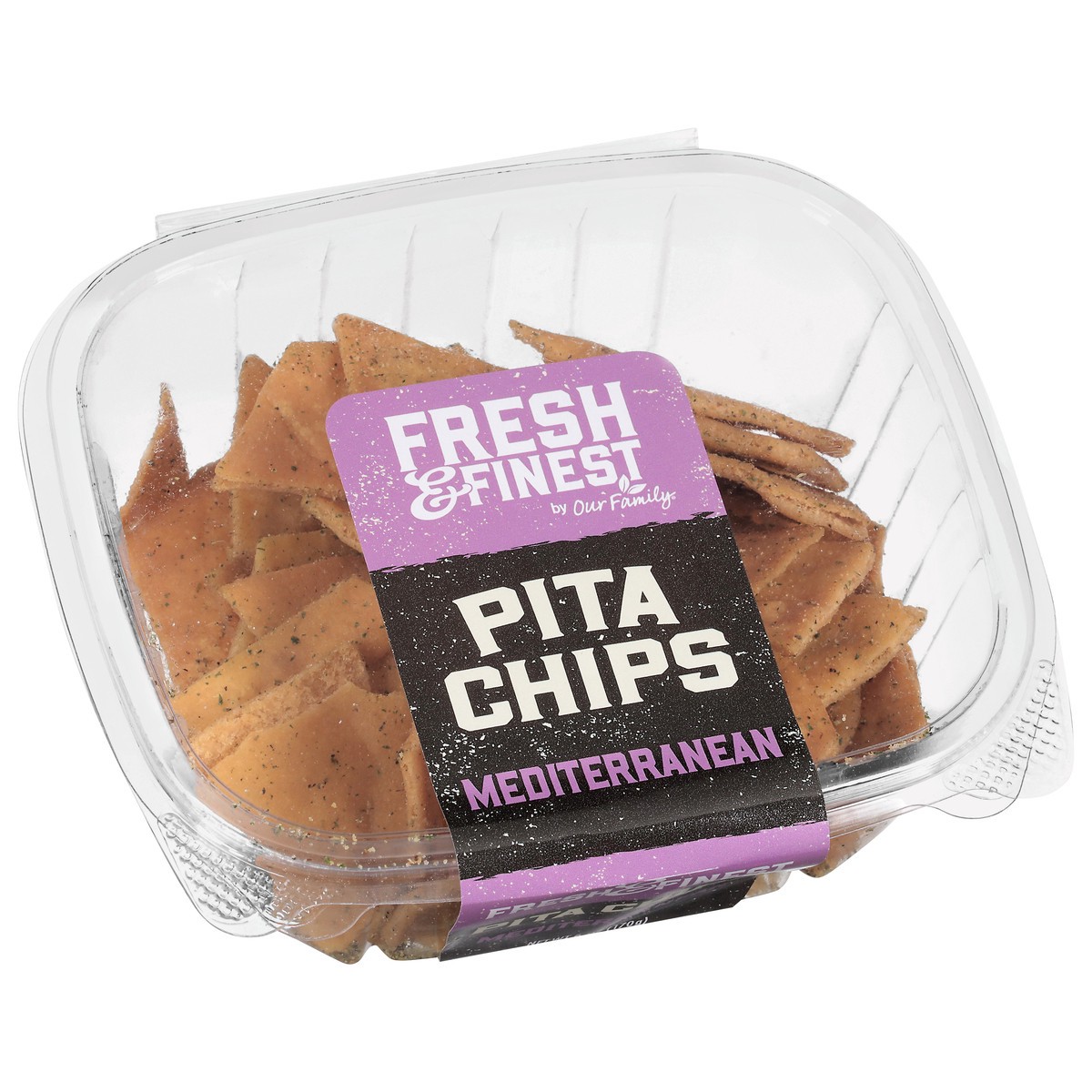 slide 2 of 4, Fresh & Finest by Our Family Mediterranean Pita Chips 6 oz, 6 oz
