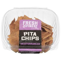 Fresh & Finest by Our Family Mediterranean Pita Chips 6 oz