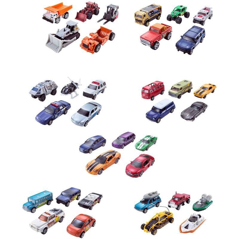 slide 5 of 6, Matchbox 3+ MBX City Drivers Toy Cars 5 ea, 1 ct