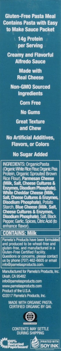 slide 4 of 4, Pamela's Creamy Alfredo Penne Pasta Meal, 5 oz