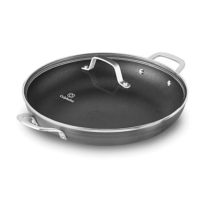 slide 1 of 2, Calphalon Classic Nonstick Covered Everyday Pan, 12 in