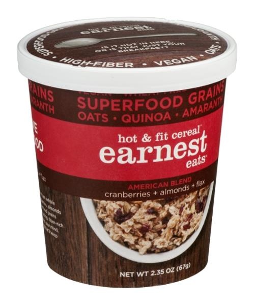 slide 1 of 3, Earnest Eats Hot & Fit American Blend Cereal, 2.35 oz