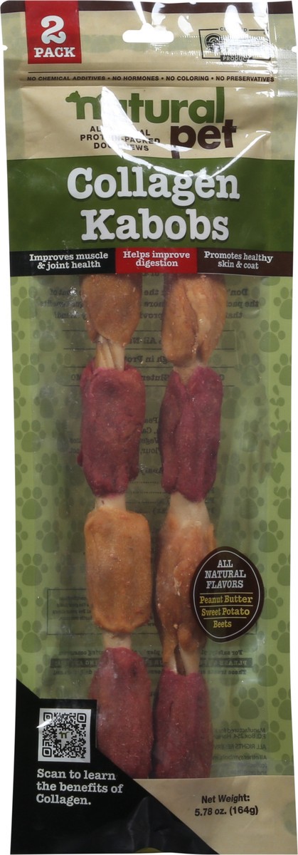 slide 2 of 13, Natural Pet Collagen Kabobs Dog Chews 2 ea, 2 ct