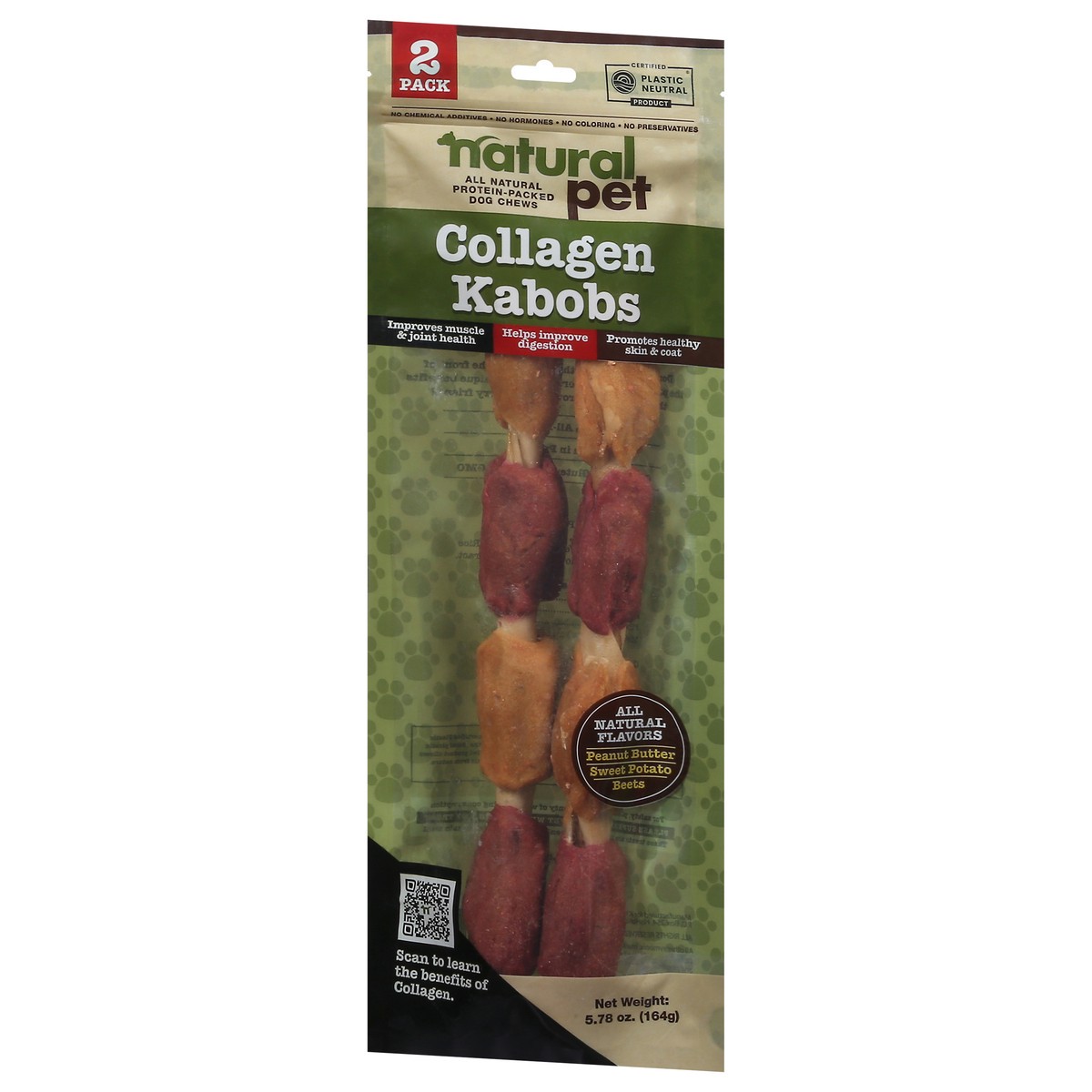 slide 13 of 13, Natural Pet Collagen Kabobs Dog Chews 2 ea, 2 ct