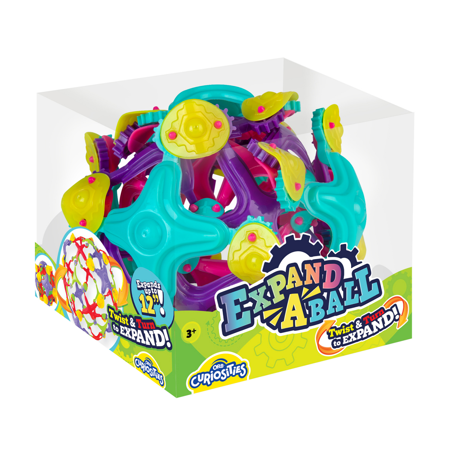 slide 3 of 6, ORB Curiosities Expand-A-Ball Flower JUMBO Assortment, Jumbo Size