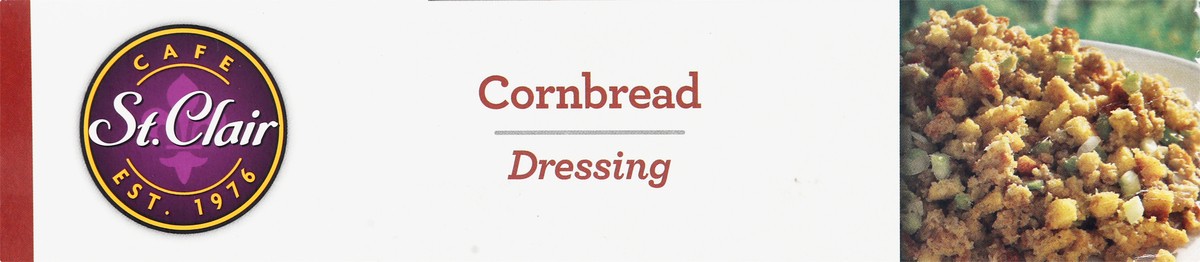 slide 12 of 13, St. Clair Set Clair Cornbread Dressing, 2 lb