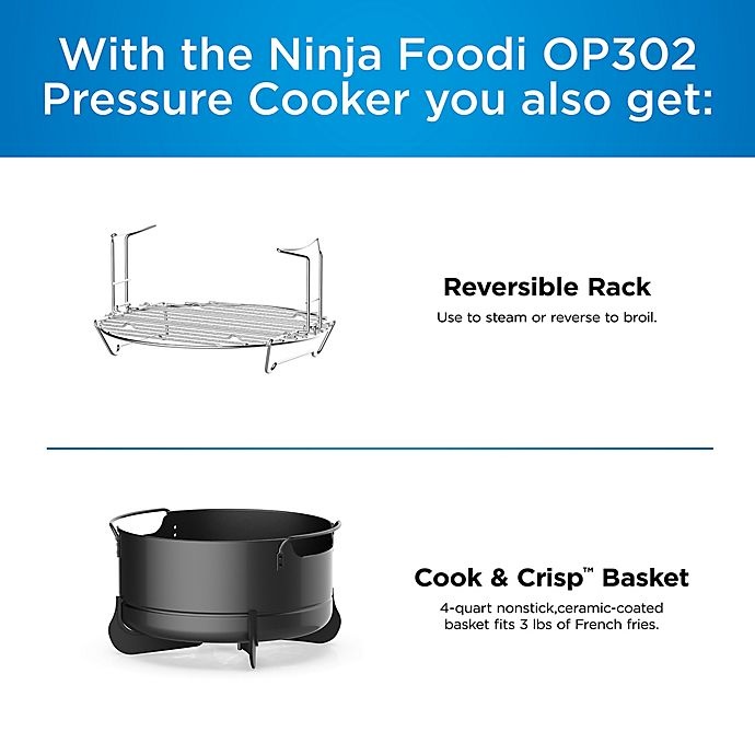 slide 2 of 15, Ninja Foodi Pressure Cooker with TenderCrisp, 6.5 qt