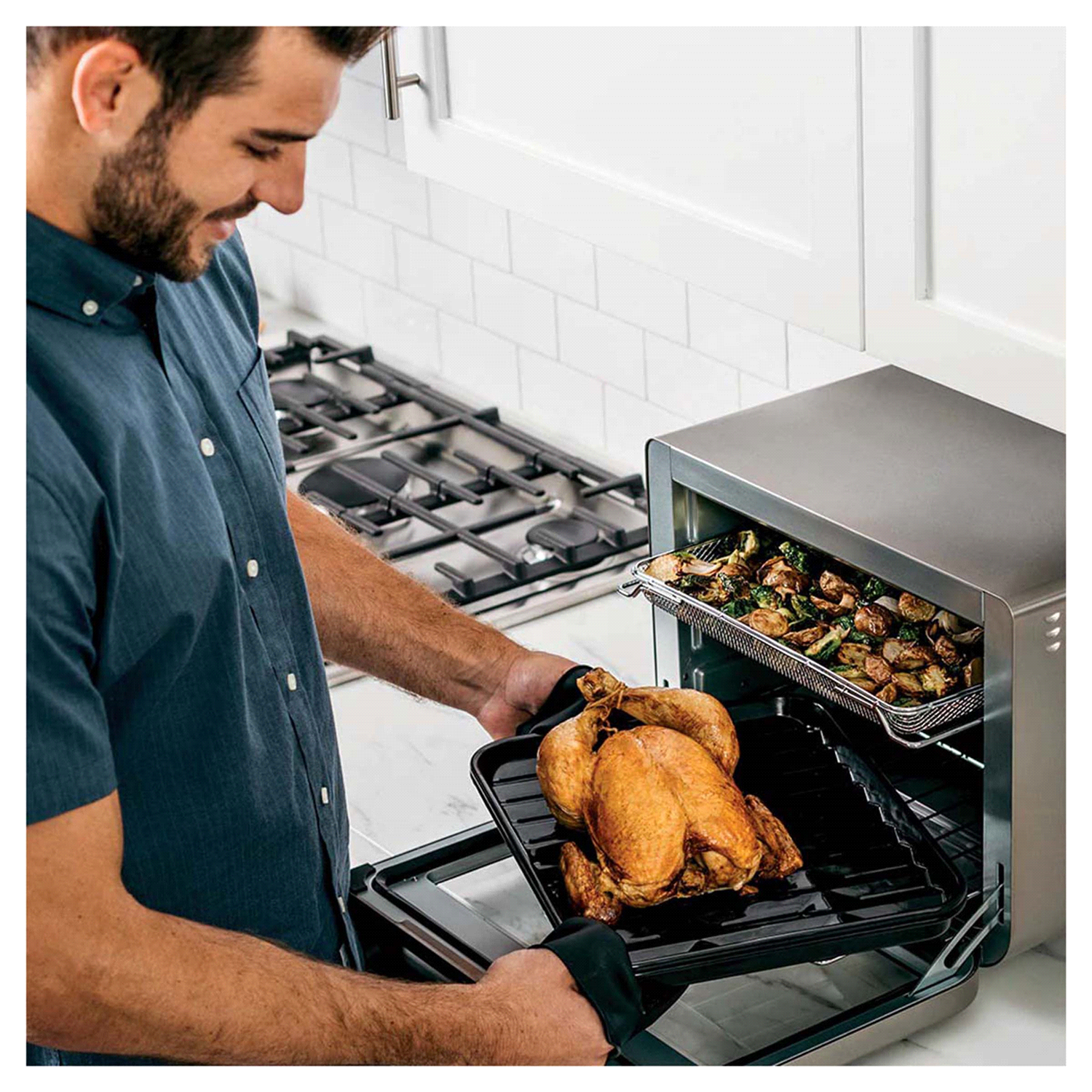 slide 4 of 5, Ninja Foodi 10-in-1 XL Pro Air Fry Oven - DT201, 1 ct