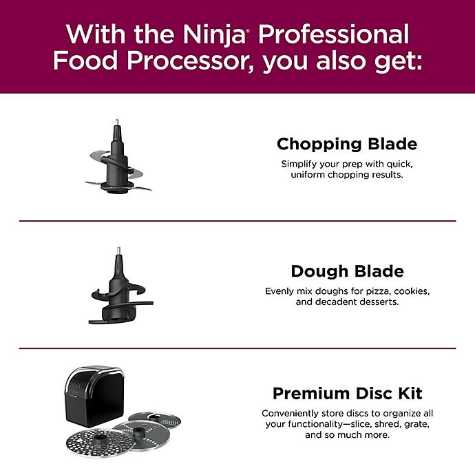 slide 7 of 11, Ninja Professional Advanced 9-Cup Food Processor withAuto-iQ Preset Programs, 1 ct