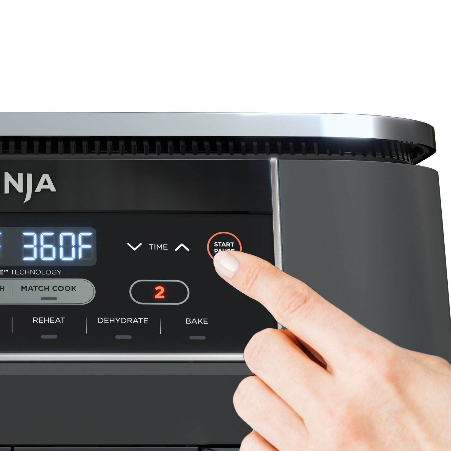 slide 5 of 6, Ninja Foodi 8qt Original Dualzone 2 Basket Air Fryer with 6 functions - DZ201, 8 qt