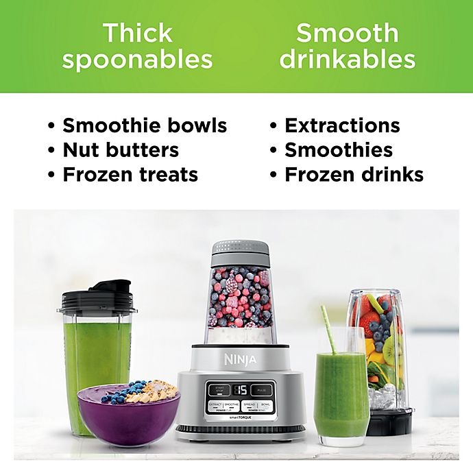 slide 4 of 9, Ninja Foodi Power Nutri Duo Smoothie Bowl Maker and Personal Blender 1200WP 4 Auto-iQ, 1 ct