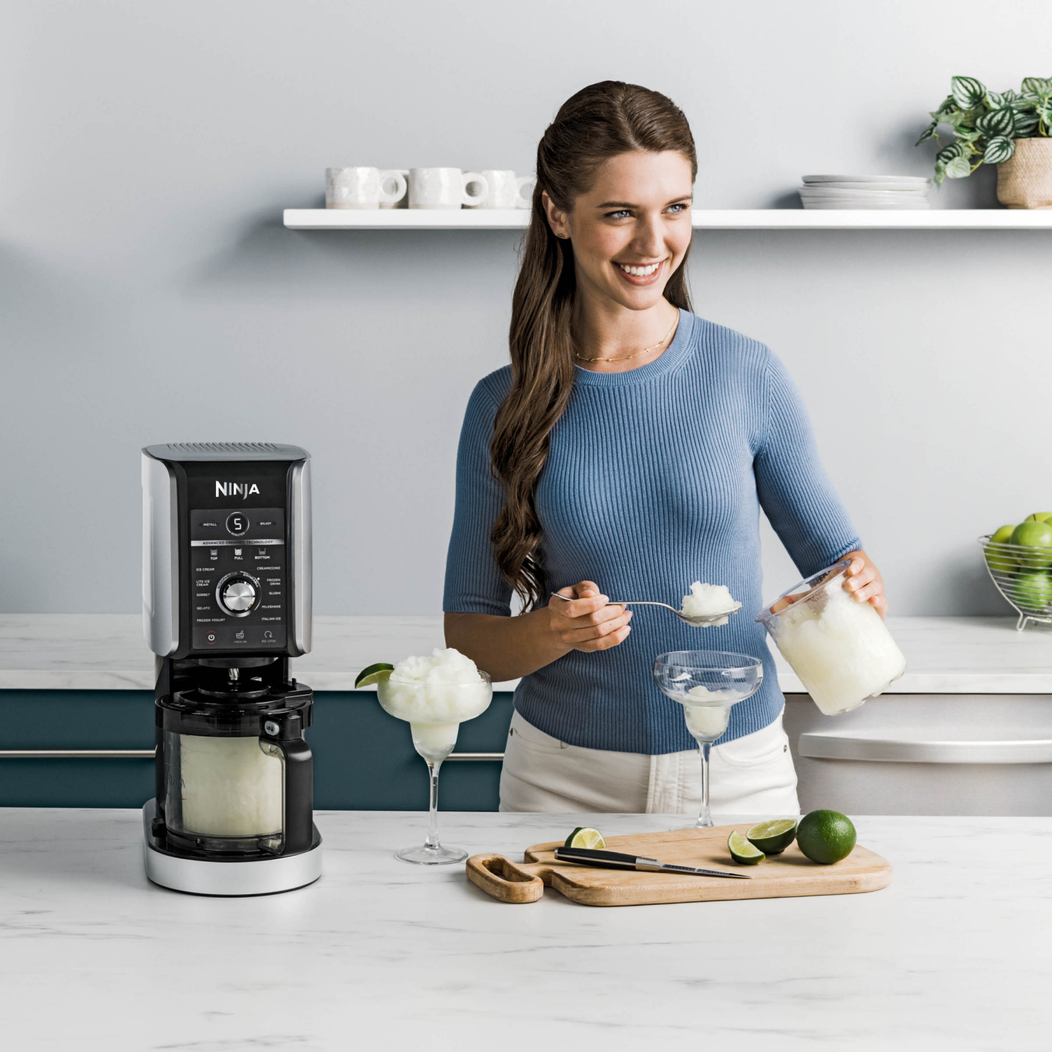 slide 3 of 7, Ninja CREAMi Deluxe Pints and Lids, 2 ct