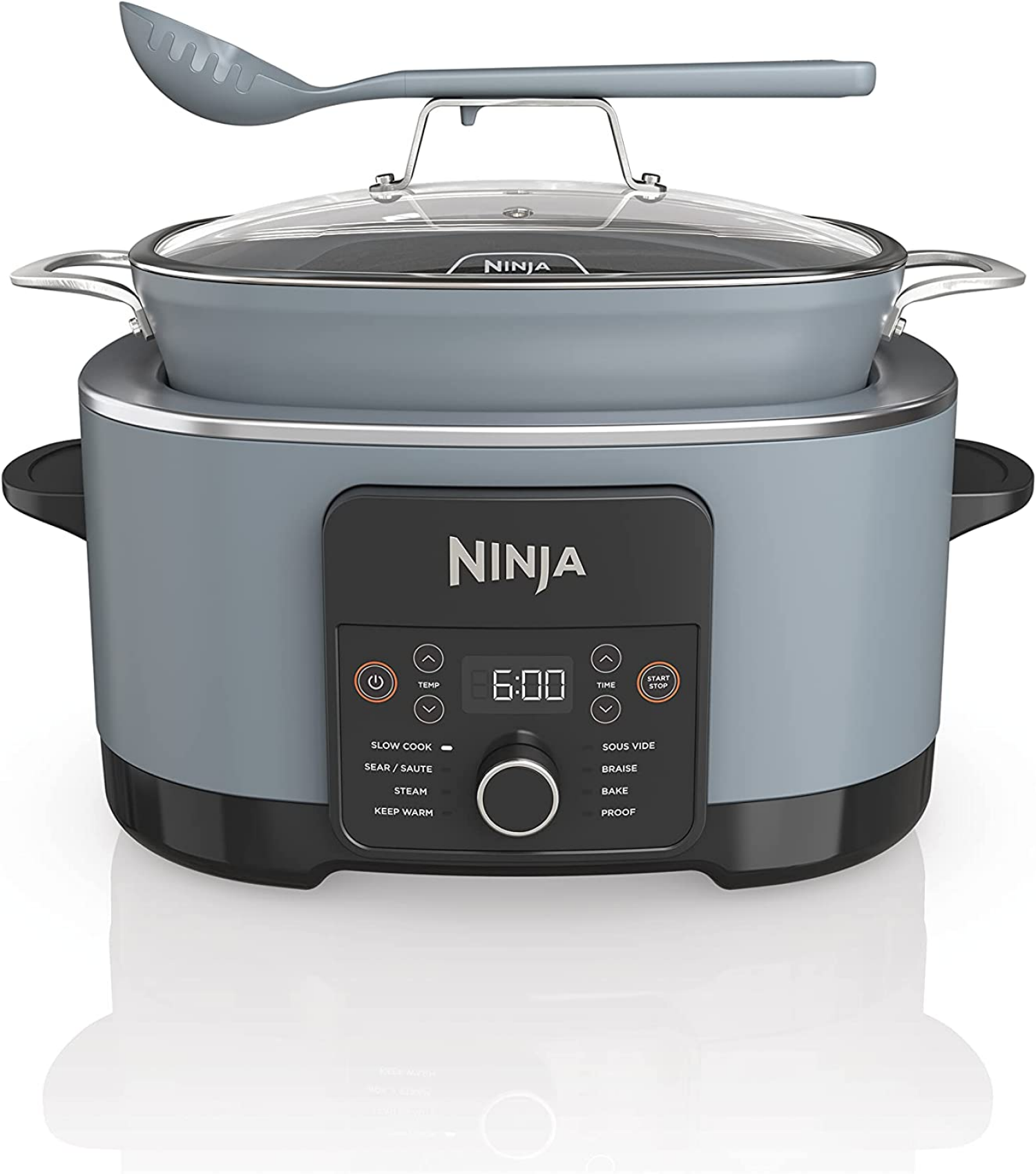 slide 1 of 1, Ninja 8.5qt Foodi PossibleCooker Pro Slow Cooker with Sous Vide Sea Salt Gray MC1001, 8.5 qt