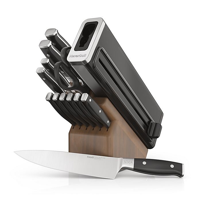 Ninja Foodi NeverDull Premium Wood Series Knife Block Set 13 ct Shipt