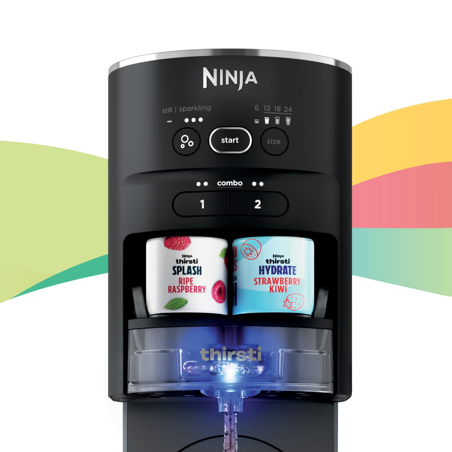 slide 5 of 5, Ninja Thirsti Drink System, Black, 1 ct