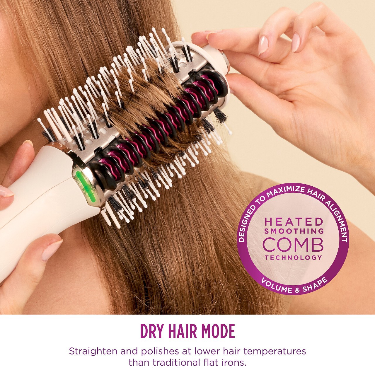 slide 8 of 12, Shark Beauty Shark SmoothStyle Heated Comb Straightener + Smoother, 