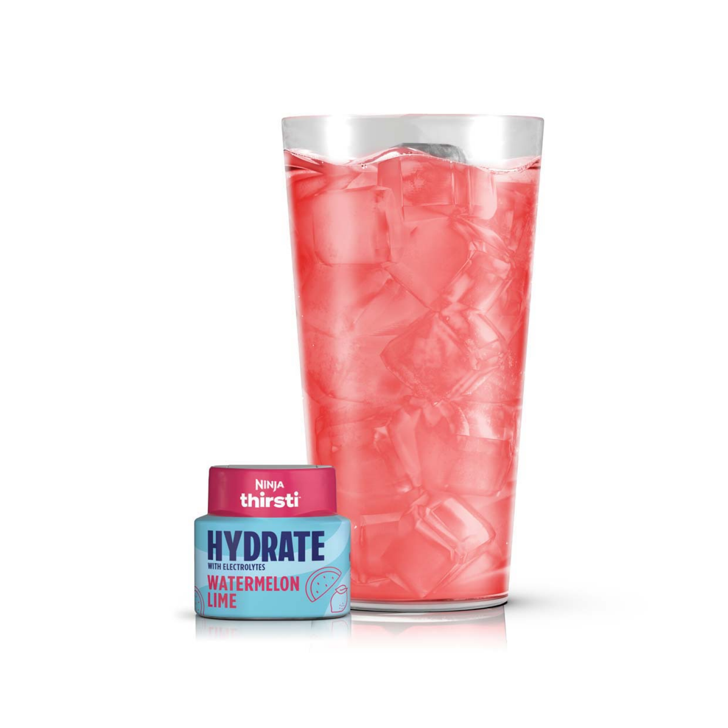 slide 2 of 3, Ninja Thirsti Hydrate Watermelon Lime Flavored Water Drops (Sweetened), 1 ct