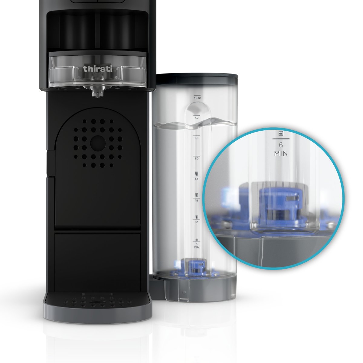 slide 8 of 8, Ninja Thirsti Removable Water Reservoir, Black, 48 oz