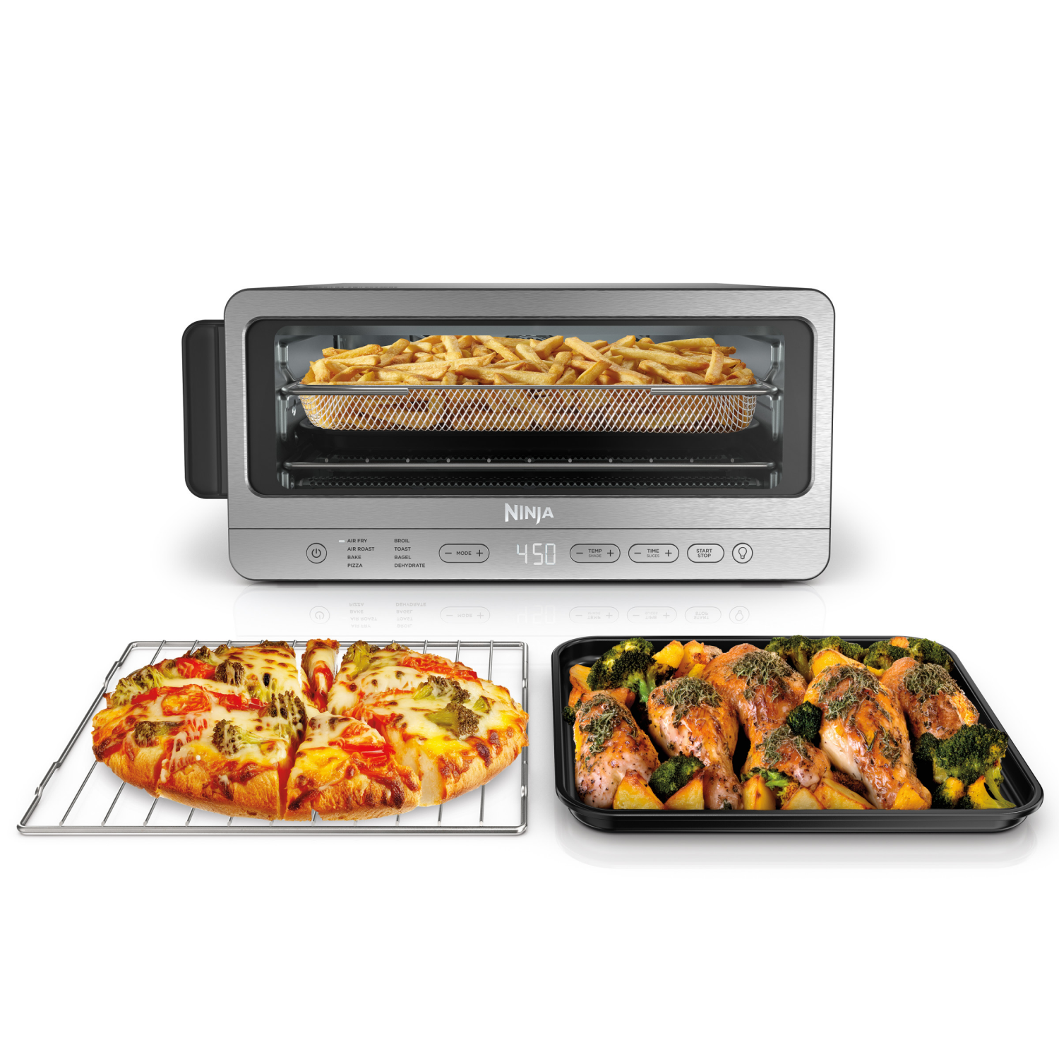 slide 3 of 7, Ninja Flip Toaster & Air Fry Oven, 1 ct