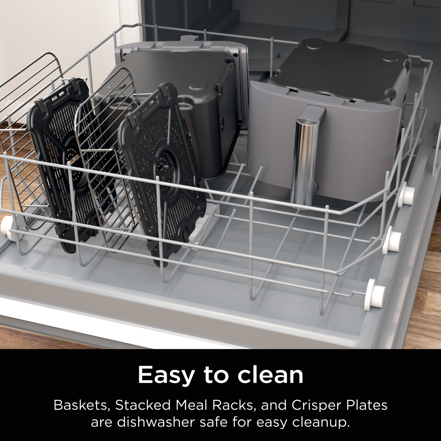 slide 5 of 8, Ninja Ninja DoubleStack XL 10 QT 2-Basket Air Fryer, 1 ct