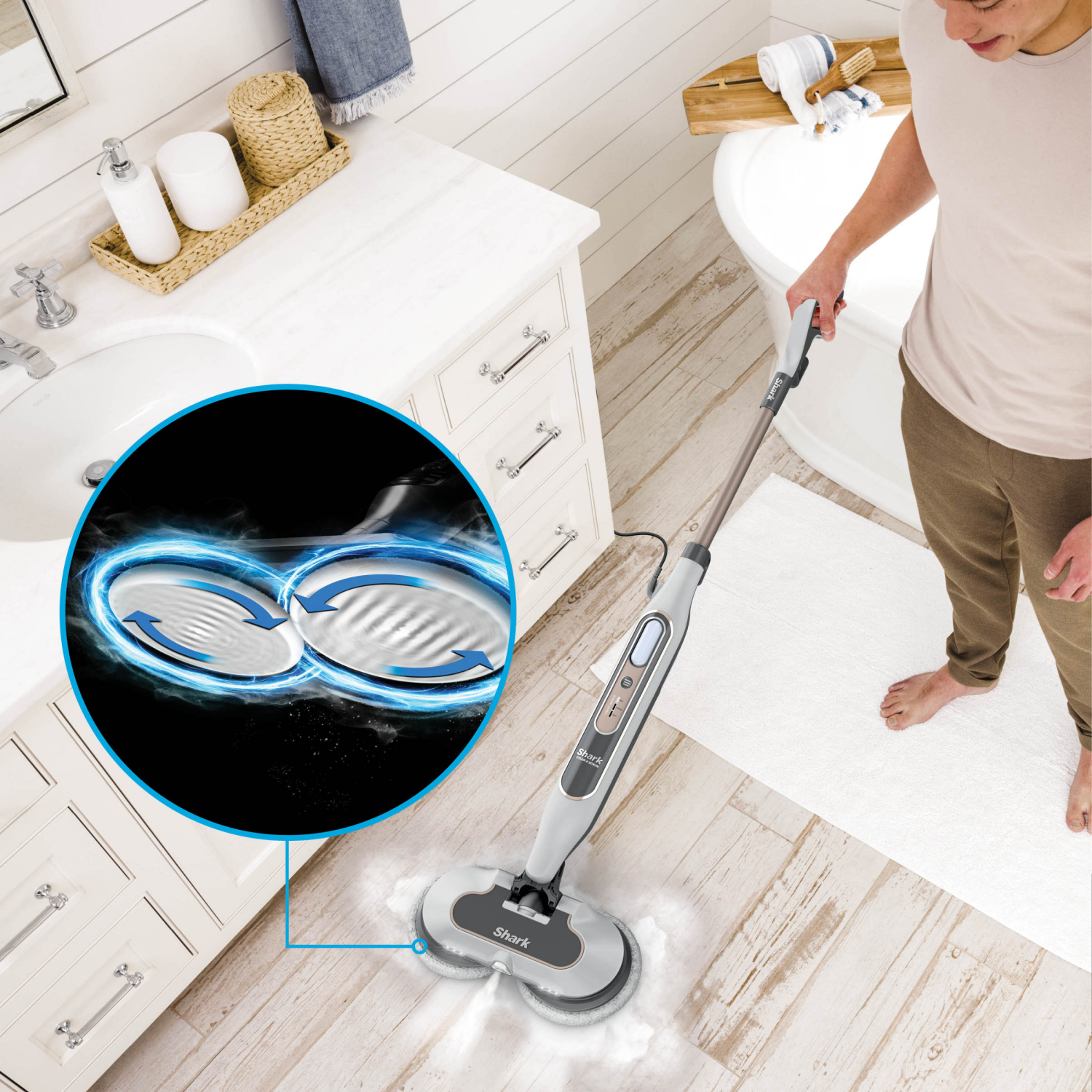 slide 2 of 6, Shark Steam & Scrub Steam Mop, 1 ct