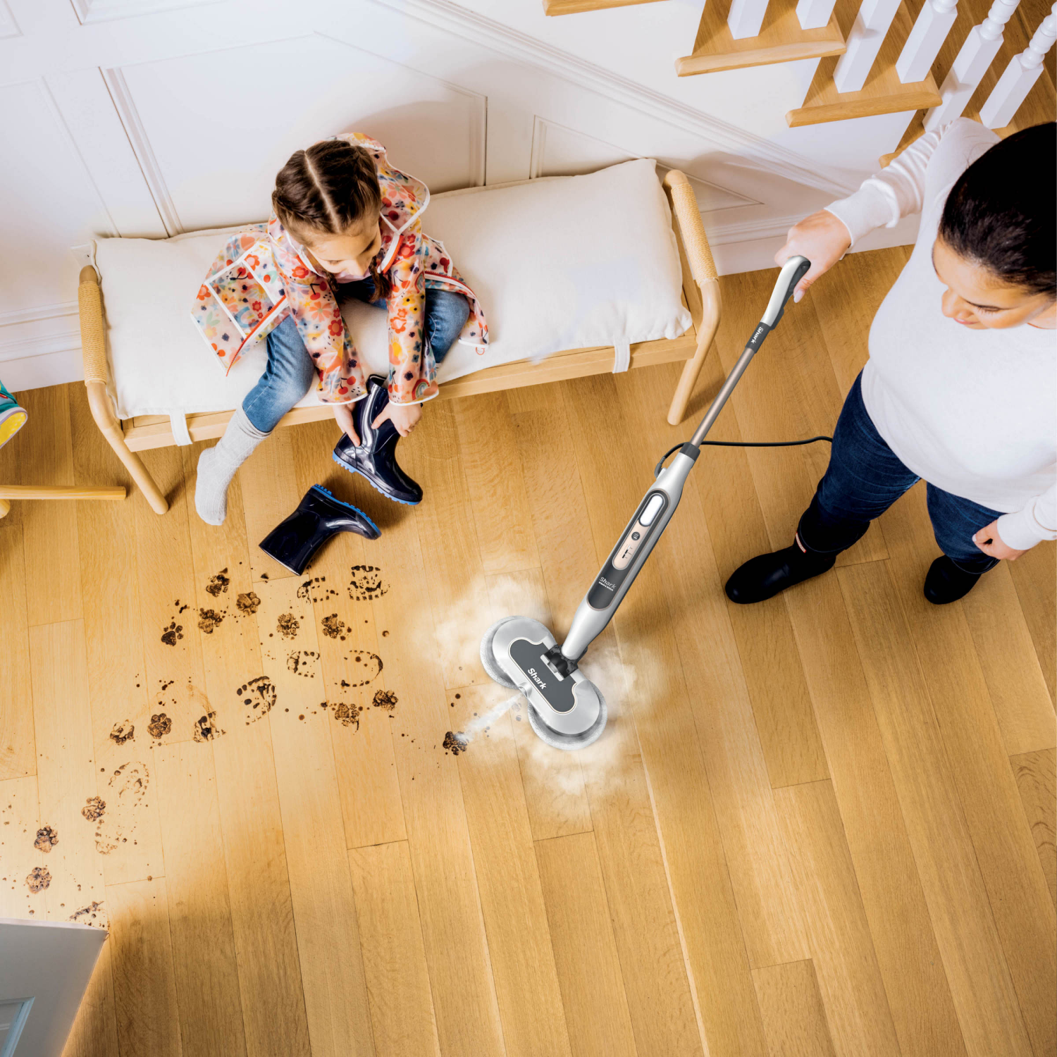 slide 4 of 6, Shark Steam & Scrub Steam Mop, 1 ct