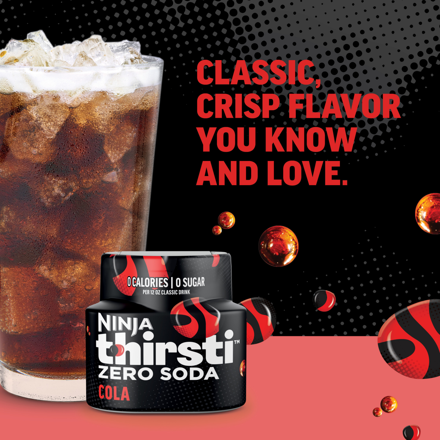 slide 4 of 5, Ninja Thirsti Zero Soda Cola Flavored Water Drops 3.01 fl oz, 3.01 fl oz