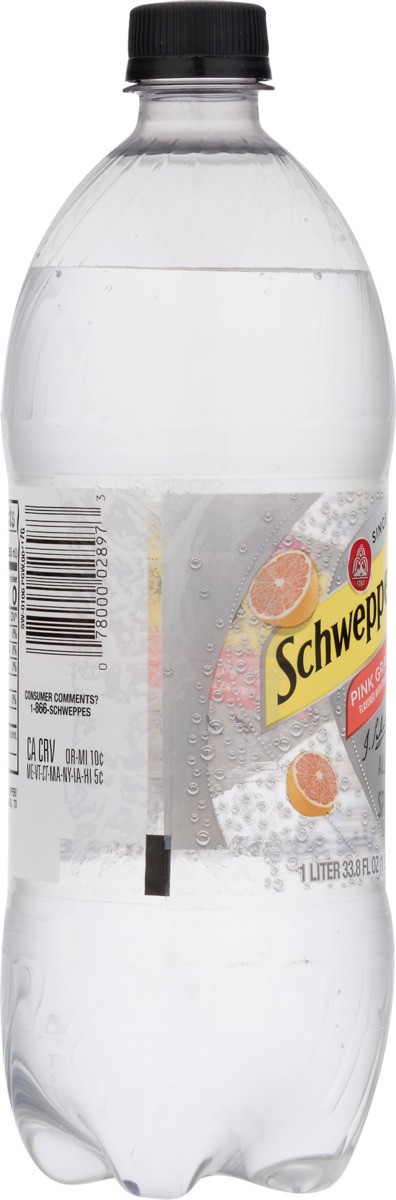 slide 9 of 9, Schweppes Seltzer Water - Grapefruit, 1 liter