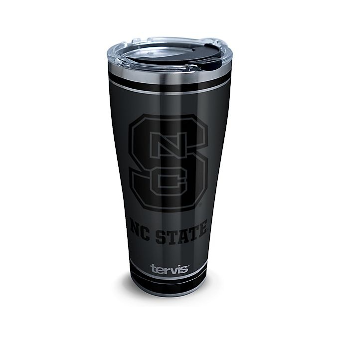 slide 1 of 1, NCAA Tervis North Carolina State University Blackout Stainless Steel Tumbler with Lid, 30 oz