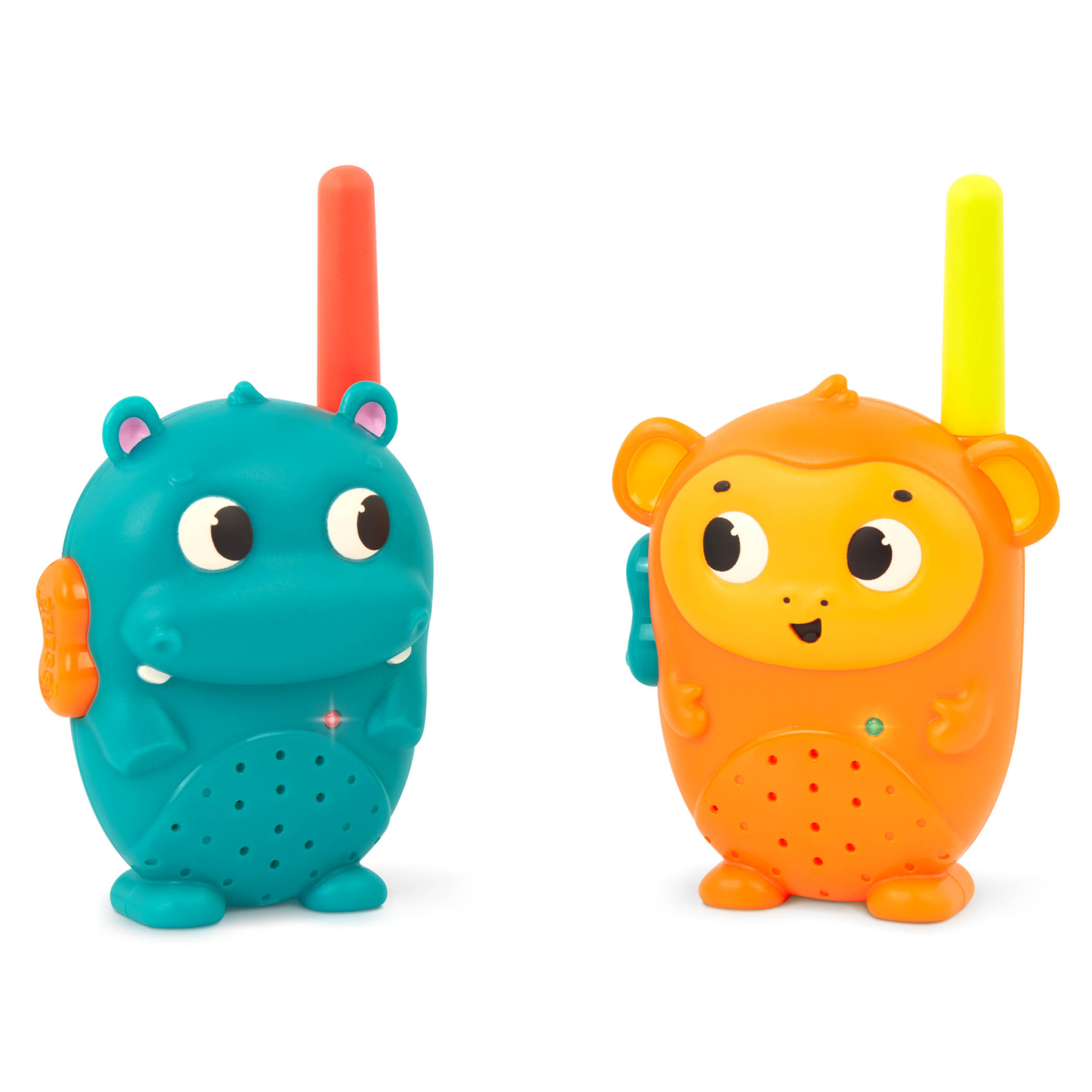 slide 1 of 1, B. TOYS Hippo & Monkey Walkie-Talkies Walkie-Talkie Set, 1 ct