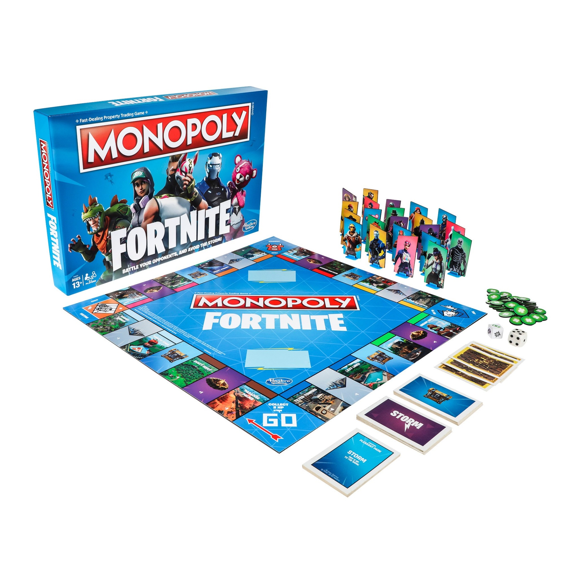 slide 1 of 6, Monopoly Fortnite Board Game, 1 ct