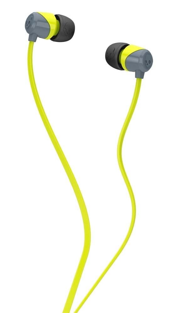 slide 1 of 1, Skullcandy Jib In-Ear Headphones - Lime/Gray, 1 ct