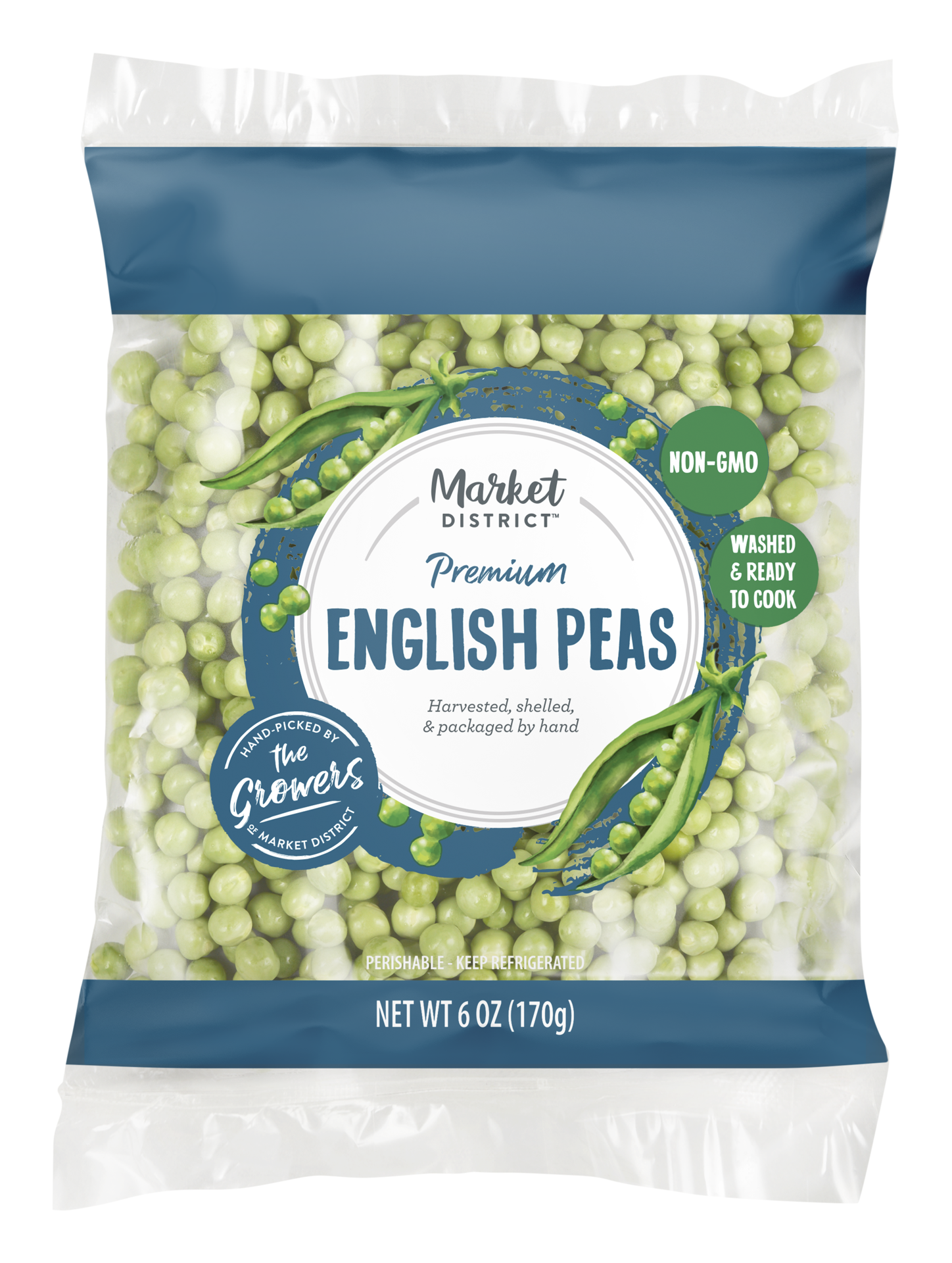 slide 1 of 1, Md English Peas, 6 oz