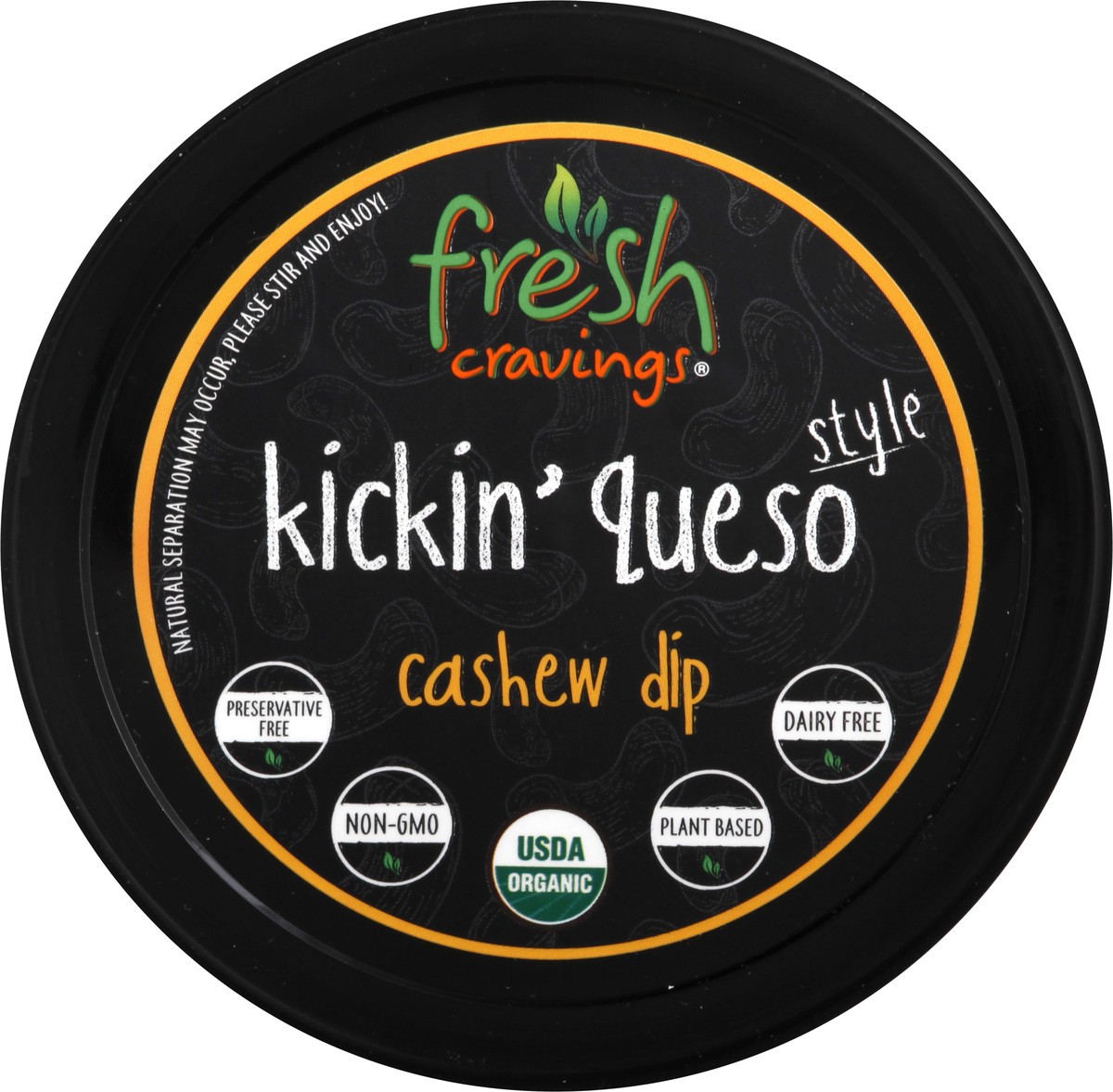 Fresh Cravings Organic Kickin'' Queso Style Cashew Dip 8 oz | Shipt