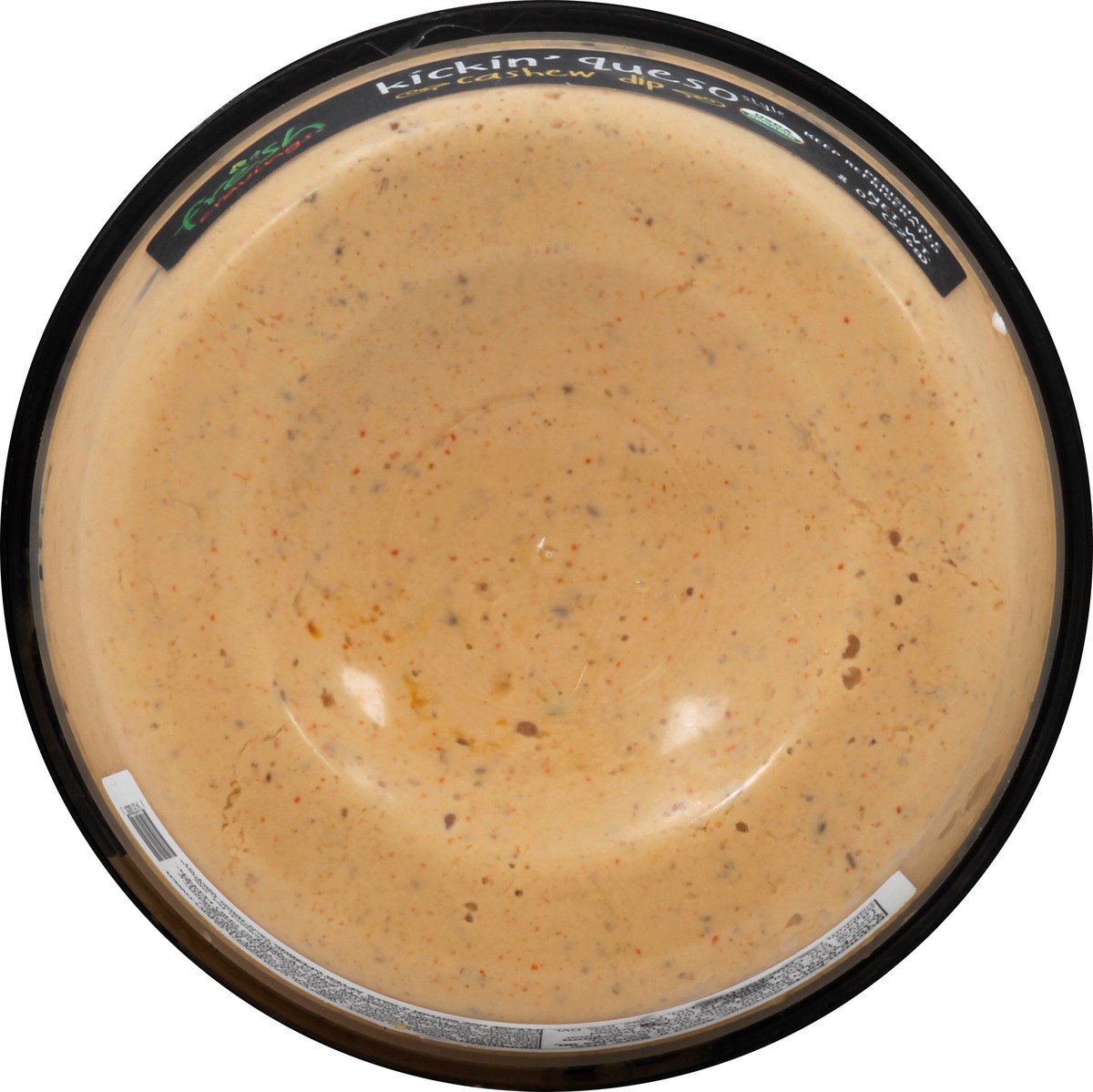 slide 10 of 10, Fresh Cravings Organic Kickin'' Queso Style Cashew Dip, 8 oz