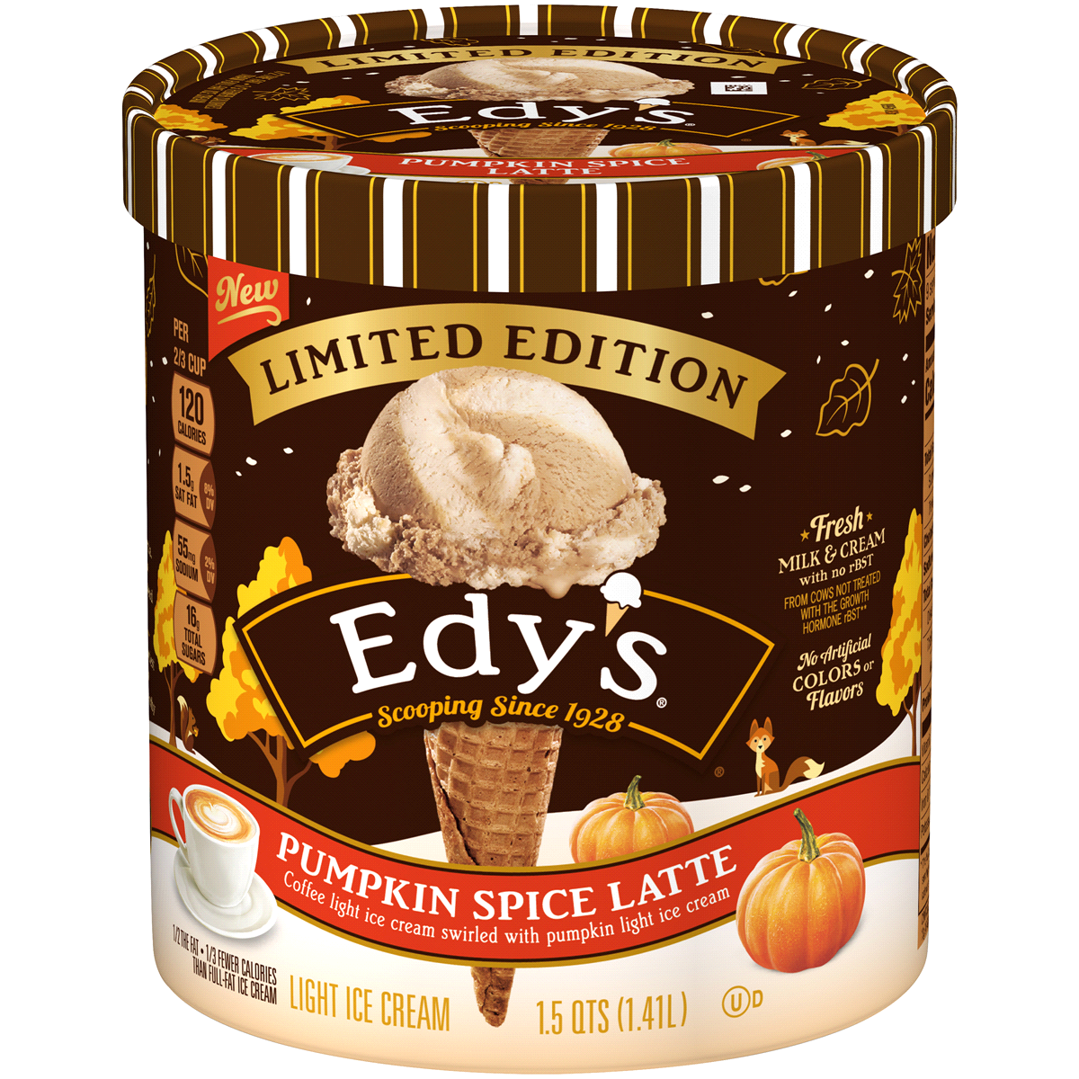 slide 1 of 6, Edy's Limited Edition Flavor Ice Cream, 1.5 qt