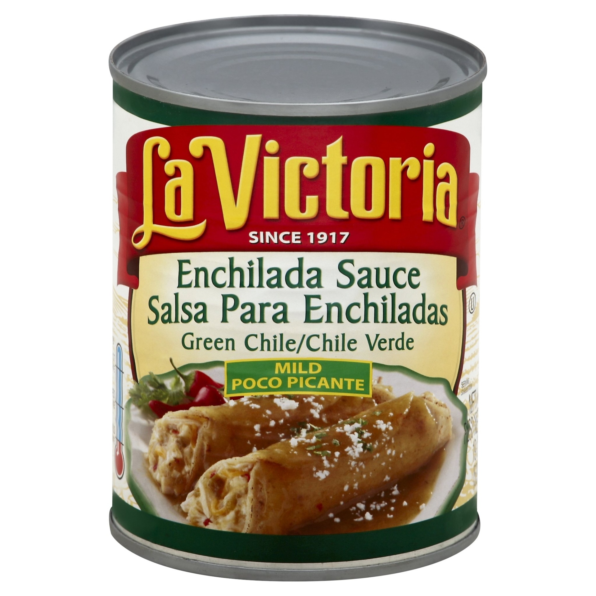 slide 1 of 1, La Victoria Enchilada Sauce, Green Chile, Mild, 19 oz