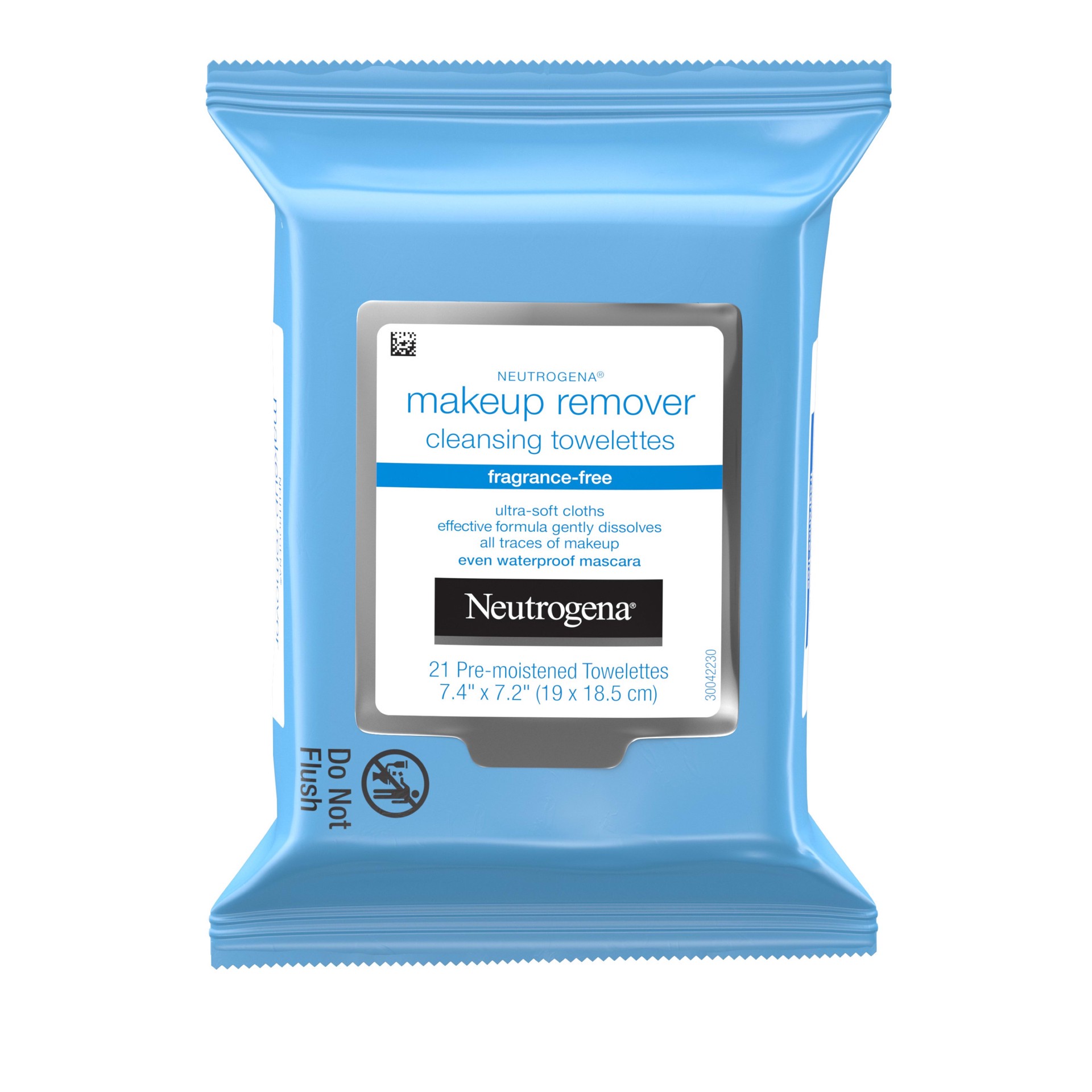 slide 1 of 7, Neutrogena Makeup Remover Cleansing Towelettes, Fragrance Free, 21 ct, 21 ct