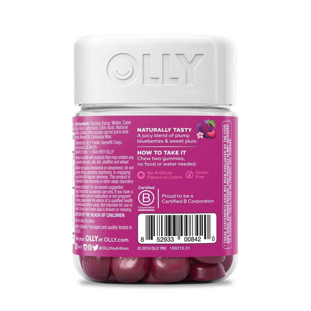 slide 4 of 4, Olly Beauty Sleep Gummies - Berry, 40 ct