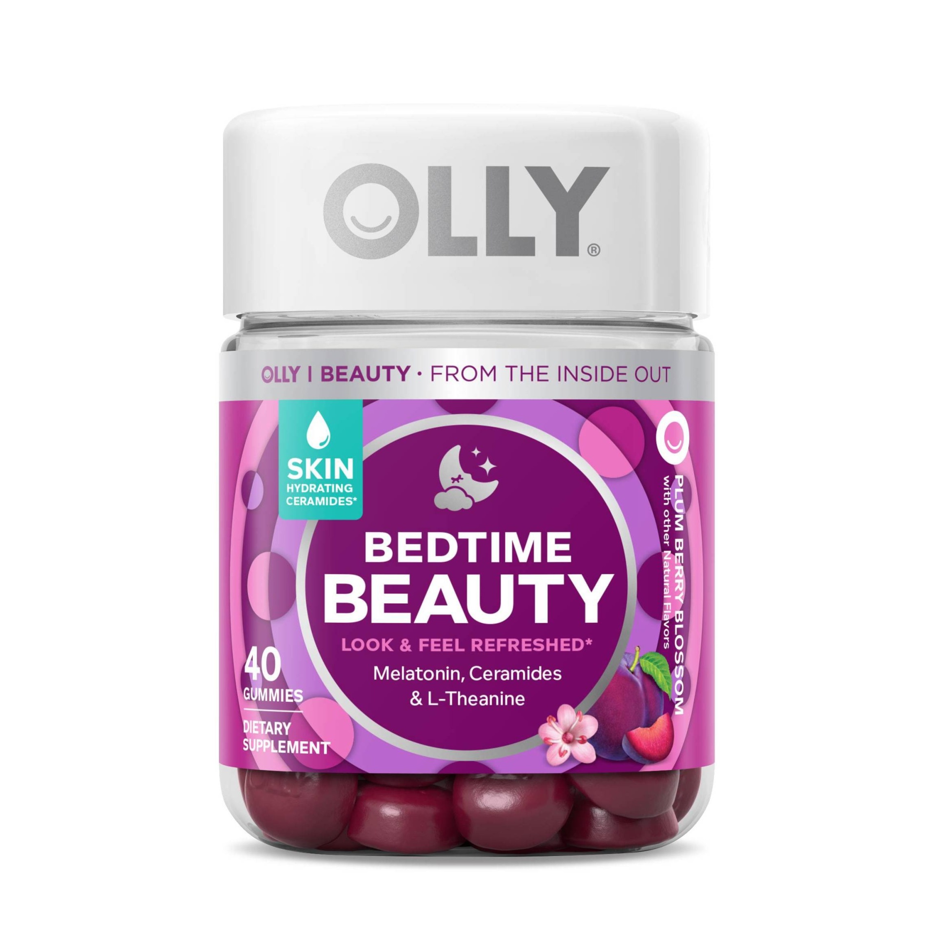 slide 1 of 4, Olly Beauty Sleep Gummies - Berry, 40 ct